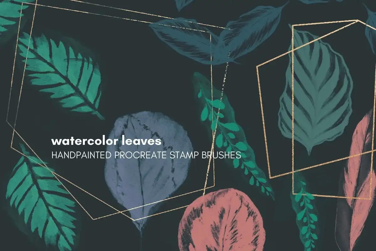 ProCreate Watercolor Leaves Brushes