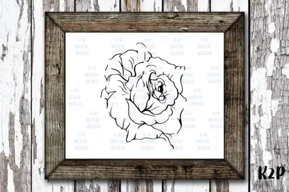 Procreate Brush Stamp - Roses Valentine 4 074412