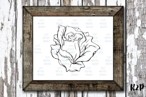 Procreate Brush Stamp - Roses Valentine 5 074412
