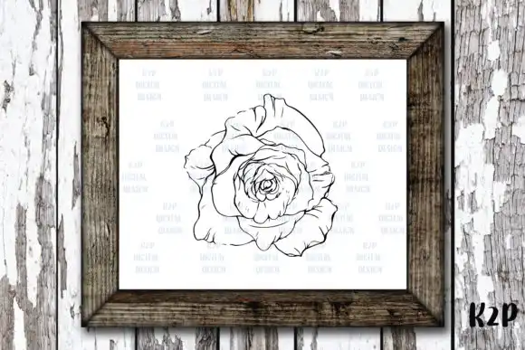 Procreate Brush Stamp - Roses Valentine 7 074412