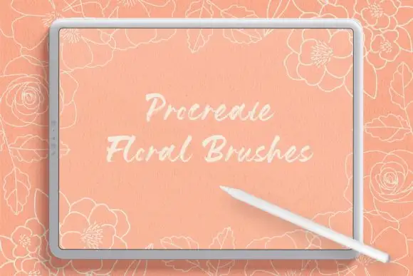 Procreate Floral Brushes - Flowers