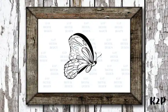 Procreate-Tattoo 12 Butterfly Stamps 9 074412