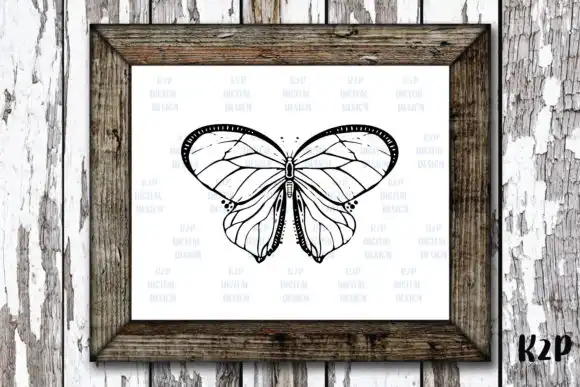 Procreate-Tattoo 12 Butterfly Stamps 8 074412