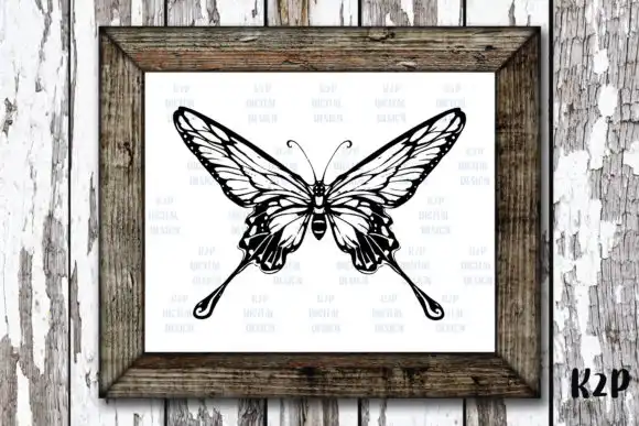 Procreate-Tattoo 12 Butterfly Stamps 4 074412