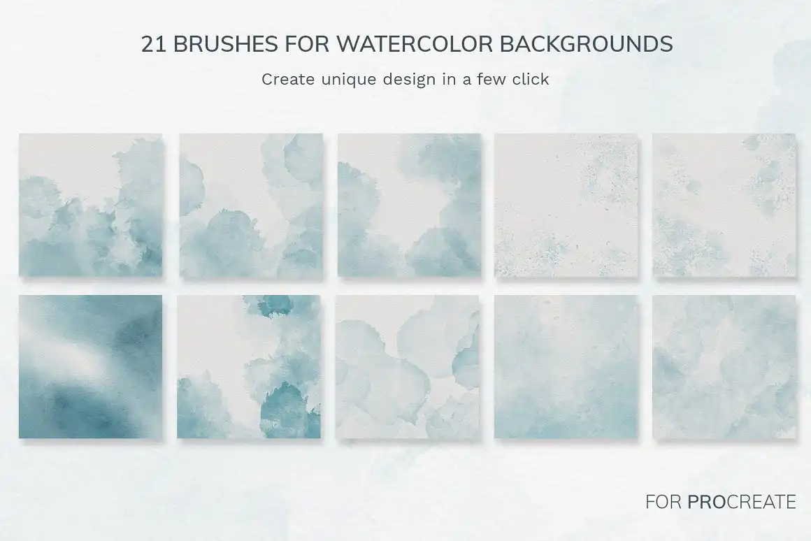 Procreate watercolor brushes 9 072507