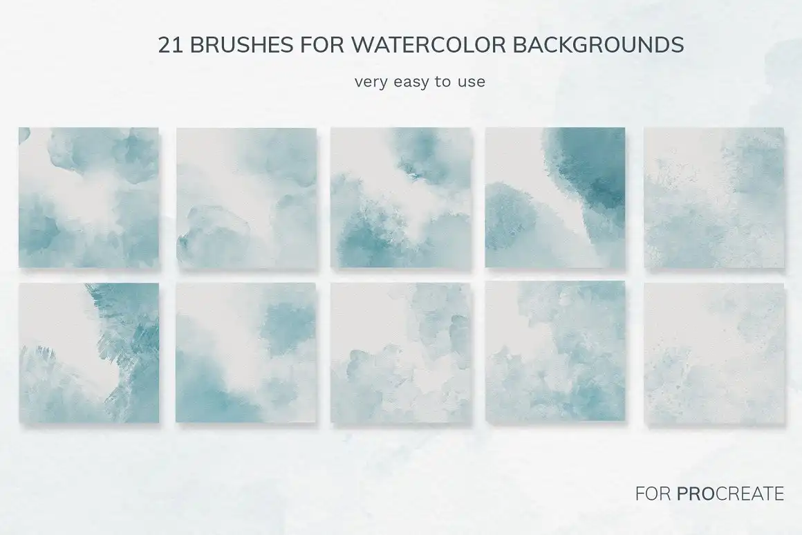 Procreate watercolor brushes 10 072507