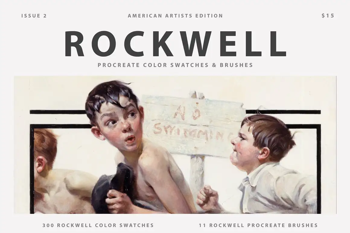 Rockwell's Art Procreate Brushes