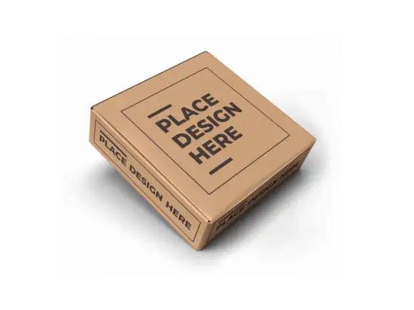 Small Square Box Packaging Mockup Bundle 4 074029