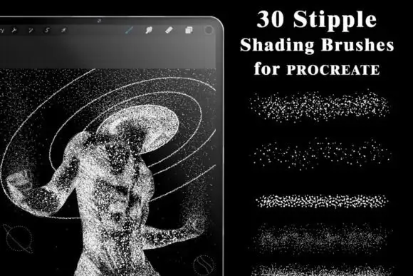 Stipple Shading Brushes Procreate