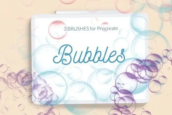Sudsy Bubble Foam Soap Procreate Brushes
