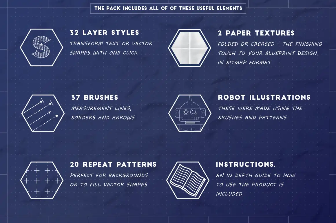 THE COMPLETE VECTOR BLUEPRINT KIT 3 074029