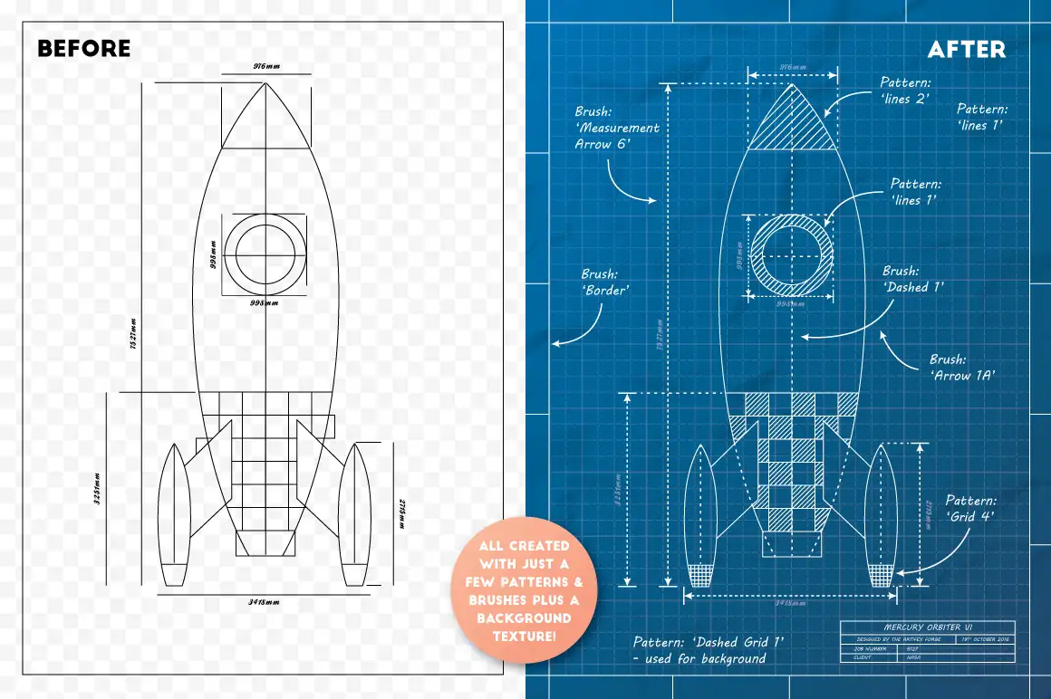 THE COMPLETE VECTOR BLUEPRINT KIT 4 074029
