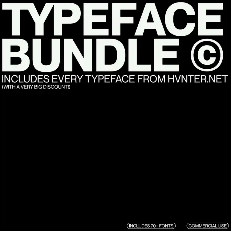 TYPEFACE BUNDLE 4 073425