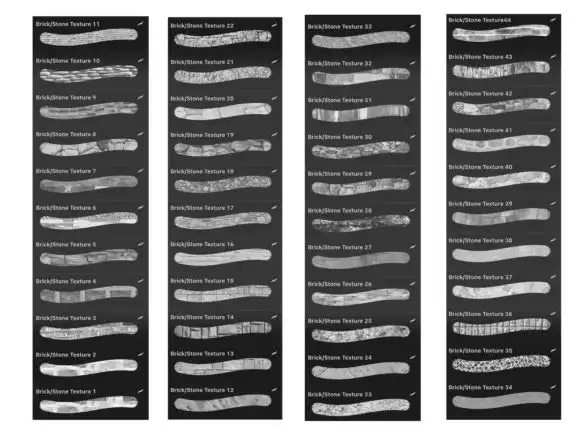 Brick,Stone Texture Brushes Procreate 14 073425