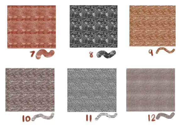Brick,Stone Texture Brushes Procreate 7 073425