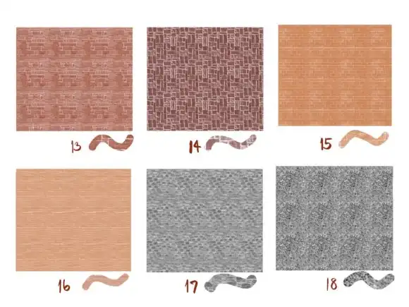 Brick,Stone Texture Brushes Procreate 9 073425