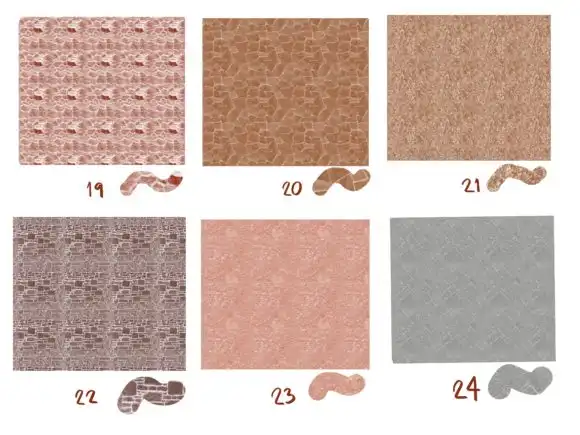 Brick,Stone Texture Brushes Procreate 8 073425