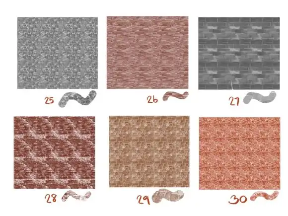 Brick,Stone Texture Brushes Procreate 6 073425