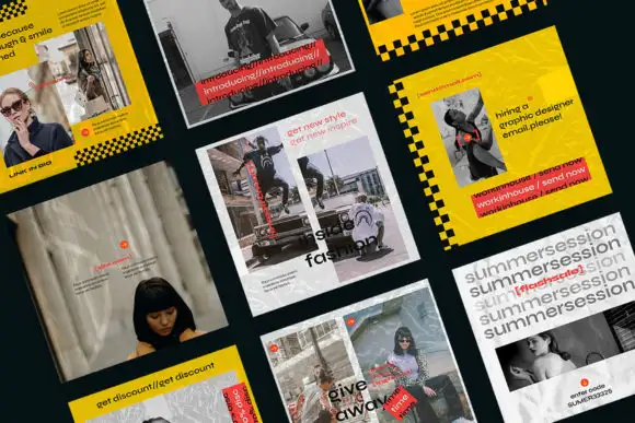 Uschwear Instagram Templates