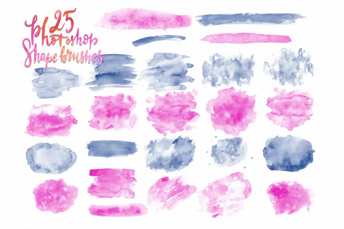 Watercolor World - Photoshop Styles & Brushes 8 074029