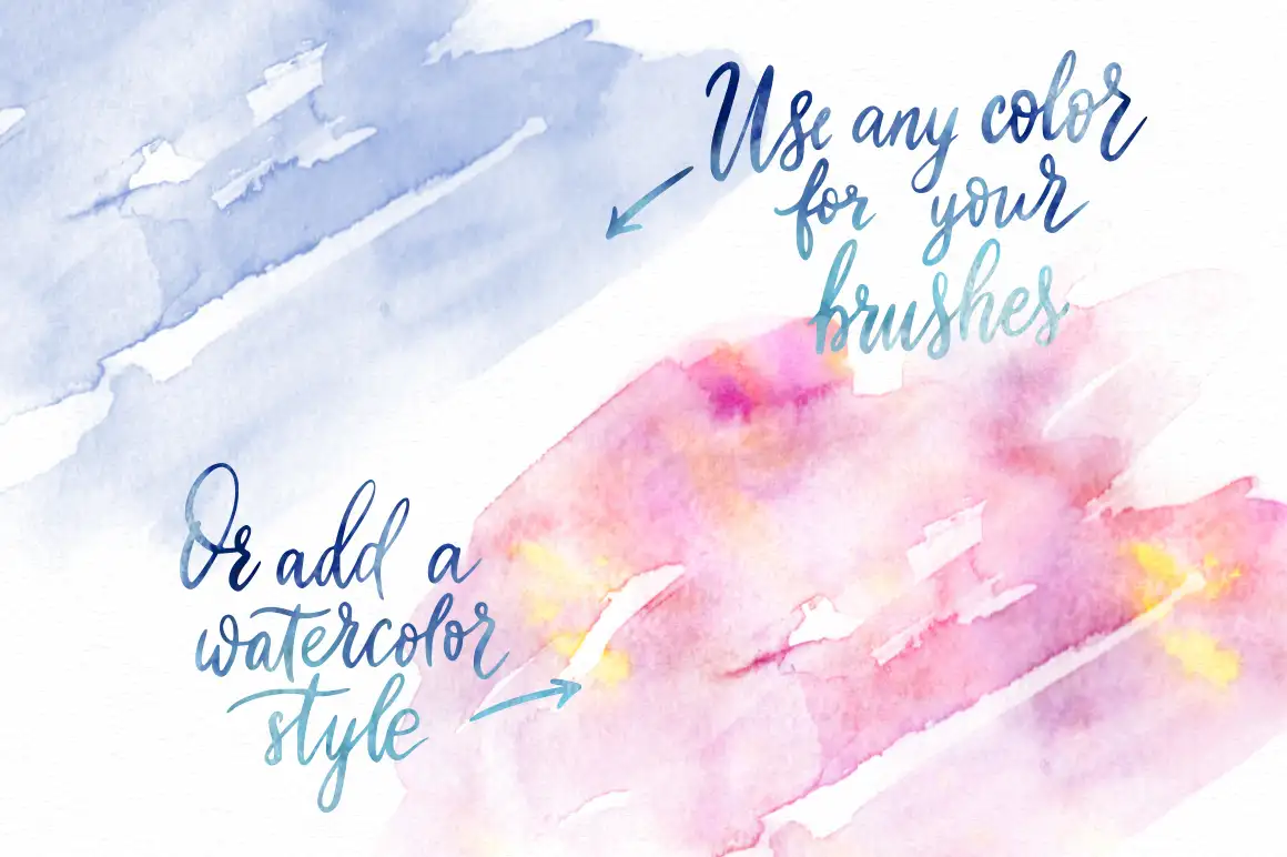 Watercolor World - Photoshop Styles & Brushes 7 074029