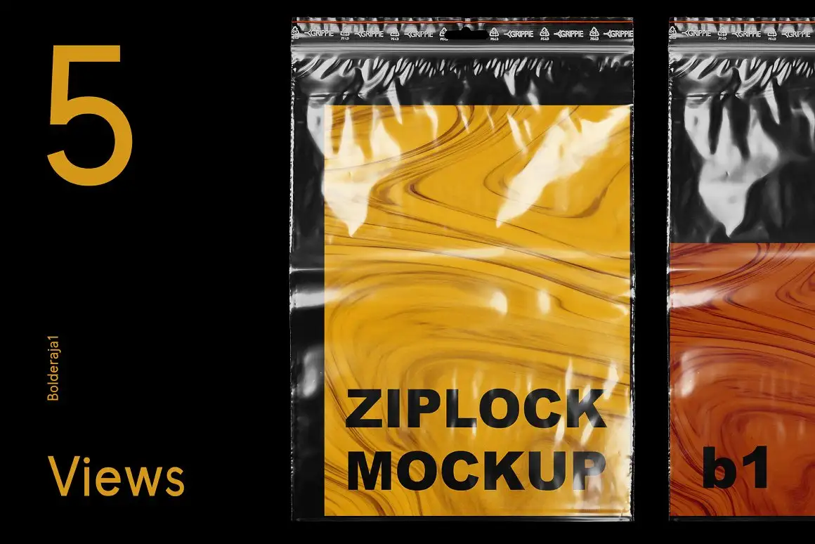 ZipLock Bag Mockup 5 073008