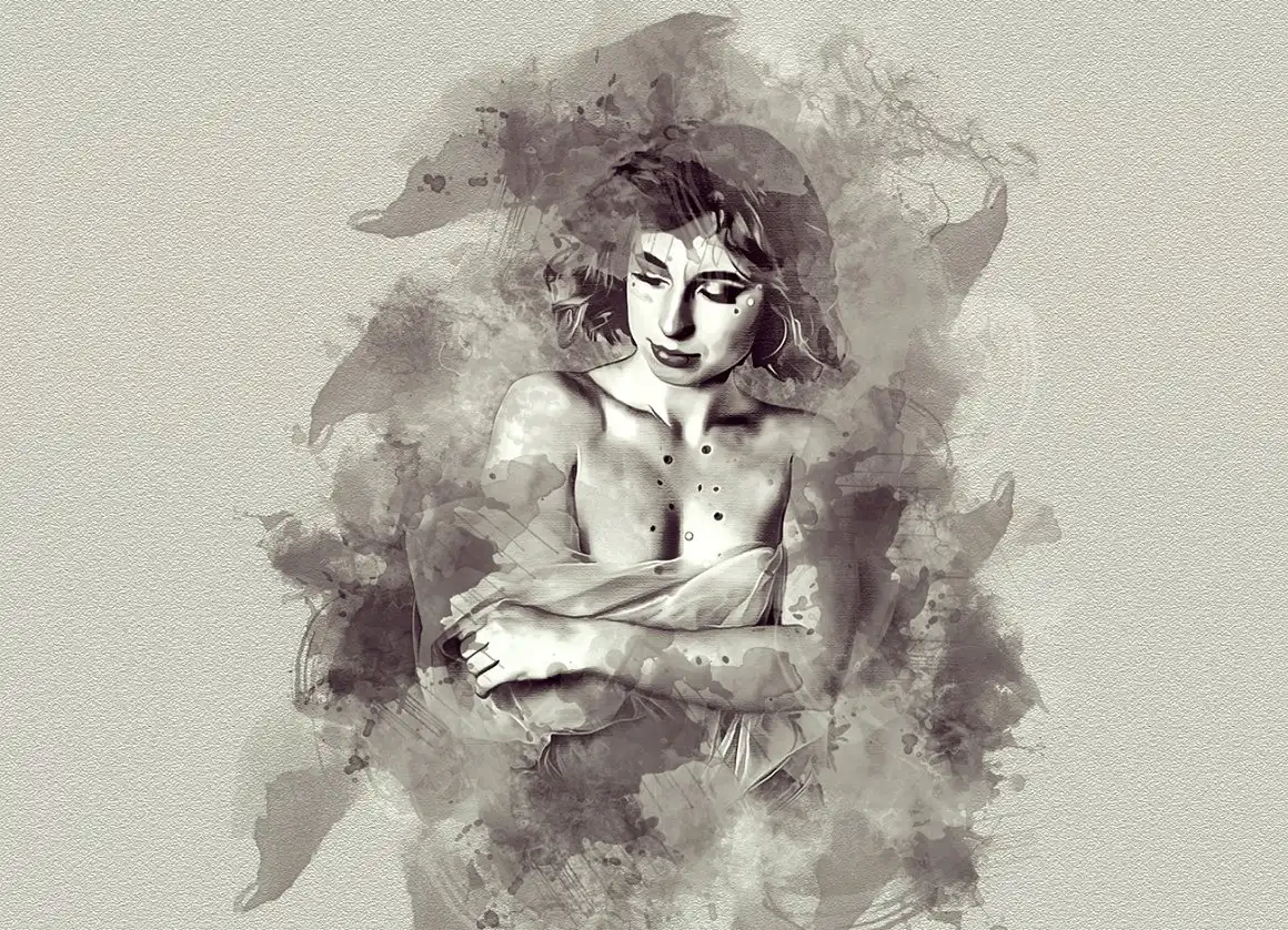 Antiq Watercolor Art PS Action 8 075965