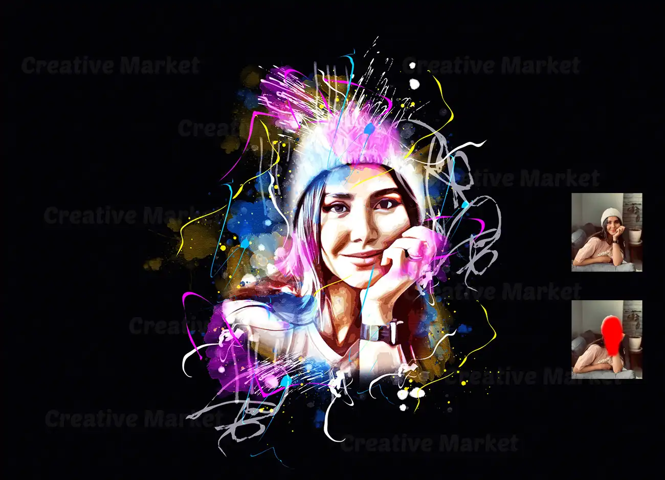 Art Portrait Photoshop Action 9 075183