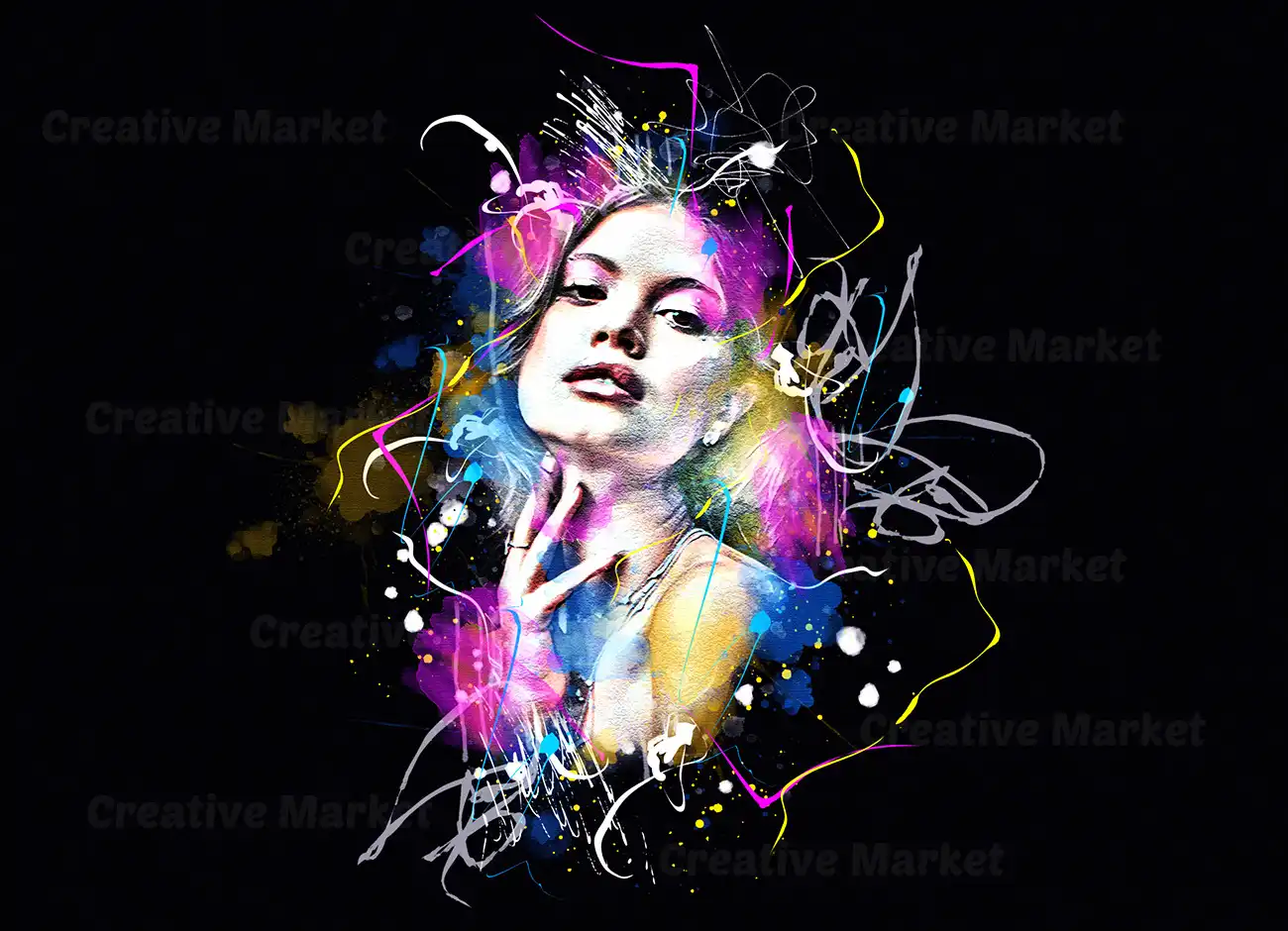 Art Portrait Photoshop Action 5 075319