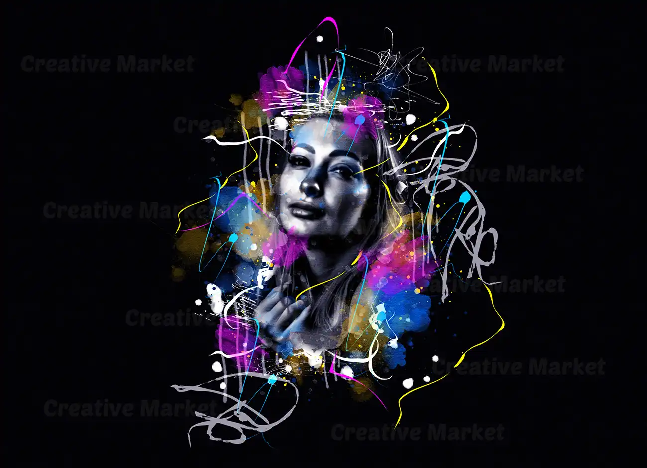 Art Portrait Photoshop Action 13 075072