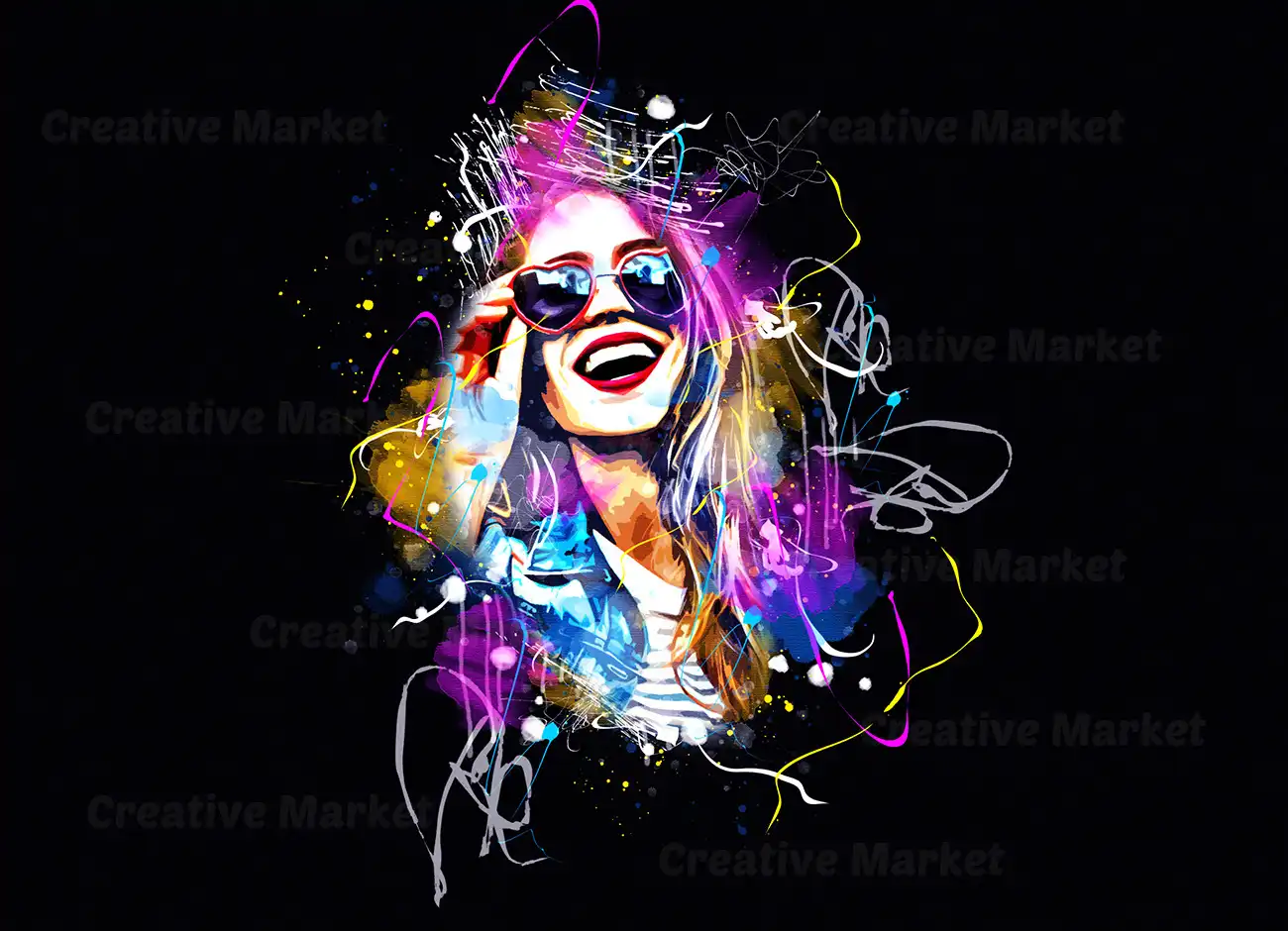 Art Portrait Photoshop Action 8 075203