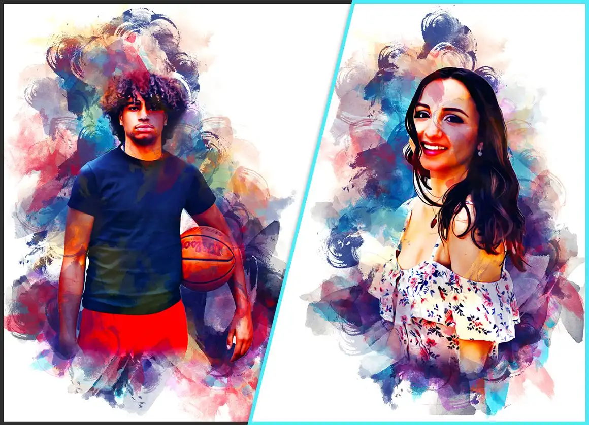 Artist Watercolor Photoshop Action 7 075389