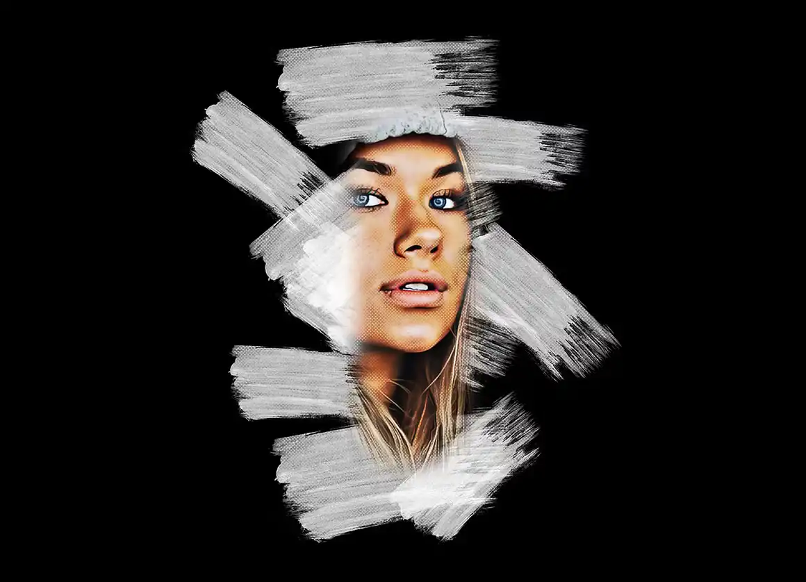 Artistic Halftone Photoshop Action 8 074884