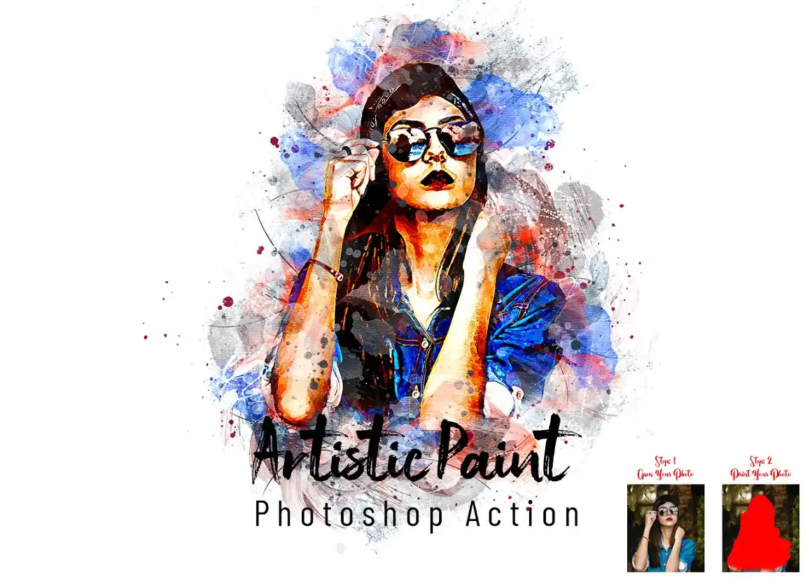 Artistic Paint Photoshop Action