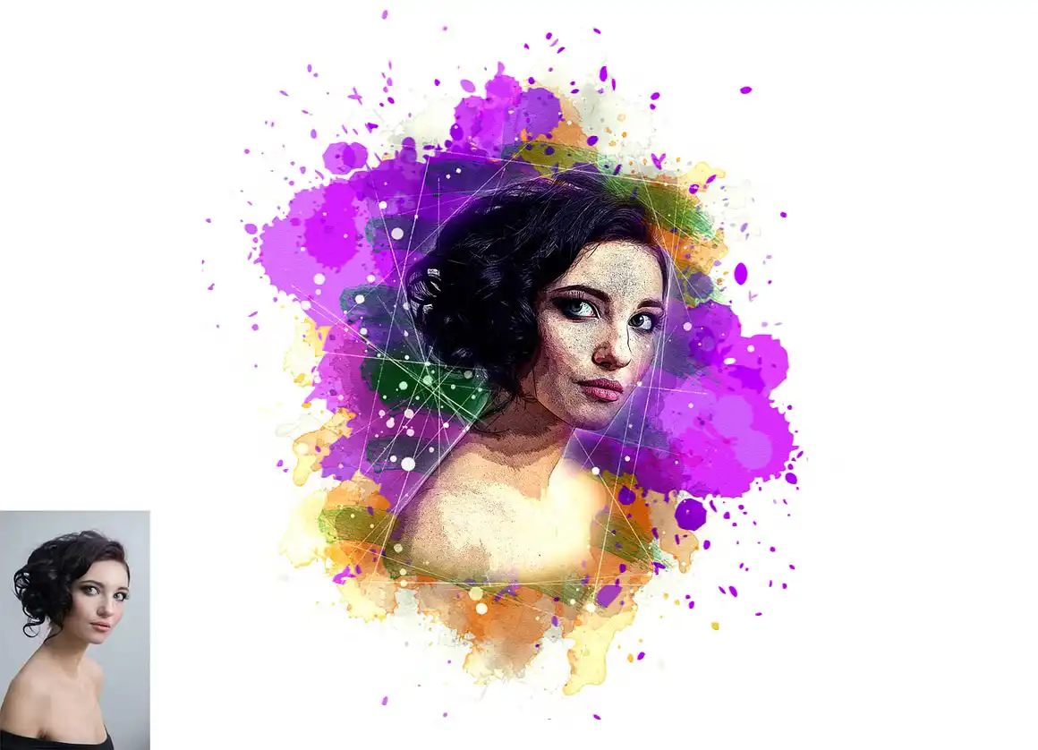 Artistic Painting Photoshop Action 8 074914