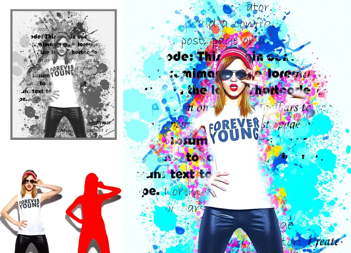 Artistic Watercolor Photoshop Action 9 075665