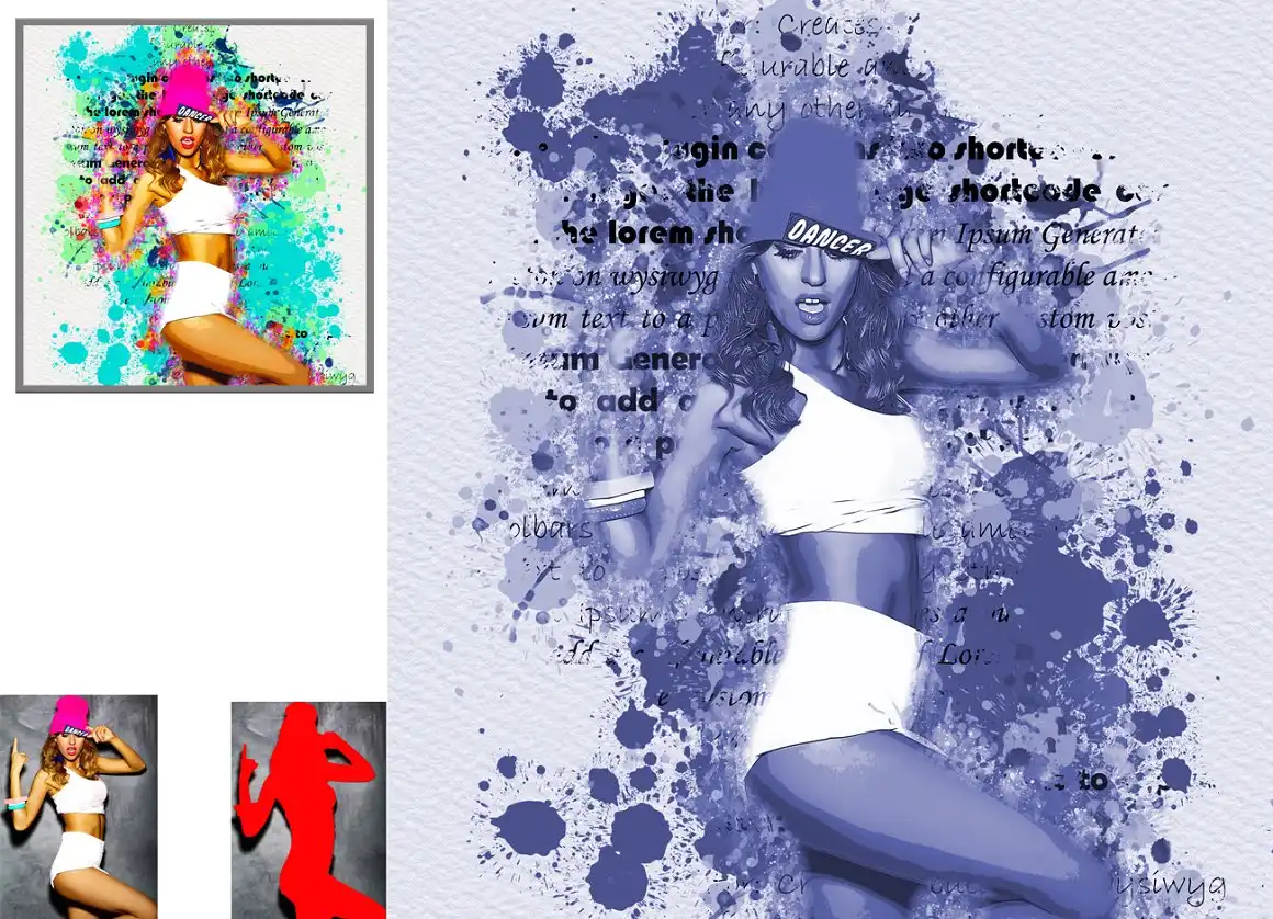 Artistic Watercolor Photoshop Action 10 075661