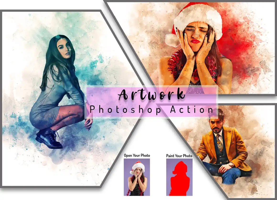 Artwork Photoshop Action