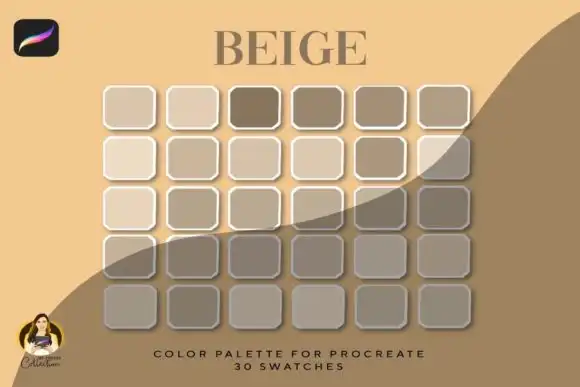 Beige Procreate Color Palette