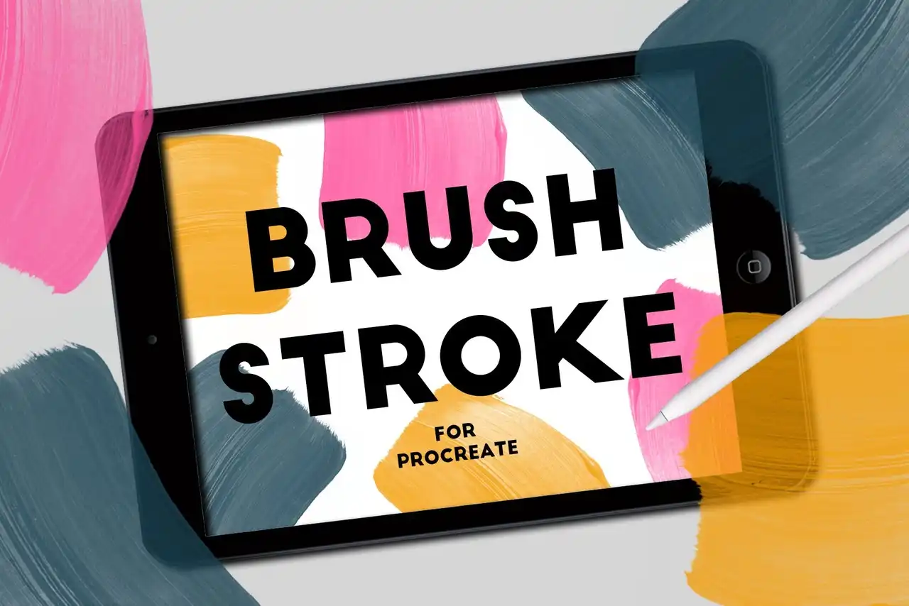 Brush Stroke Stamps for Procreate
