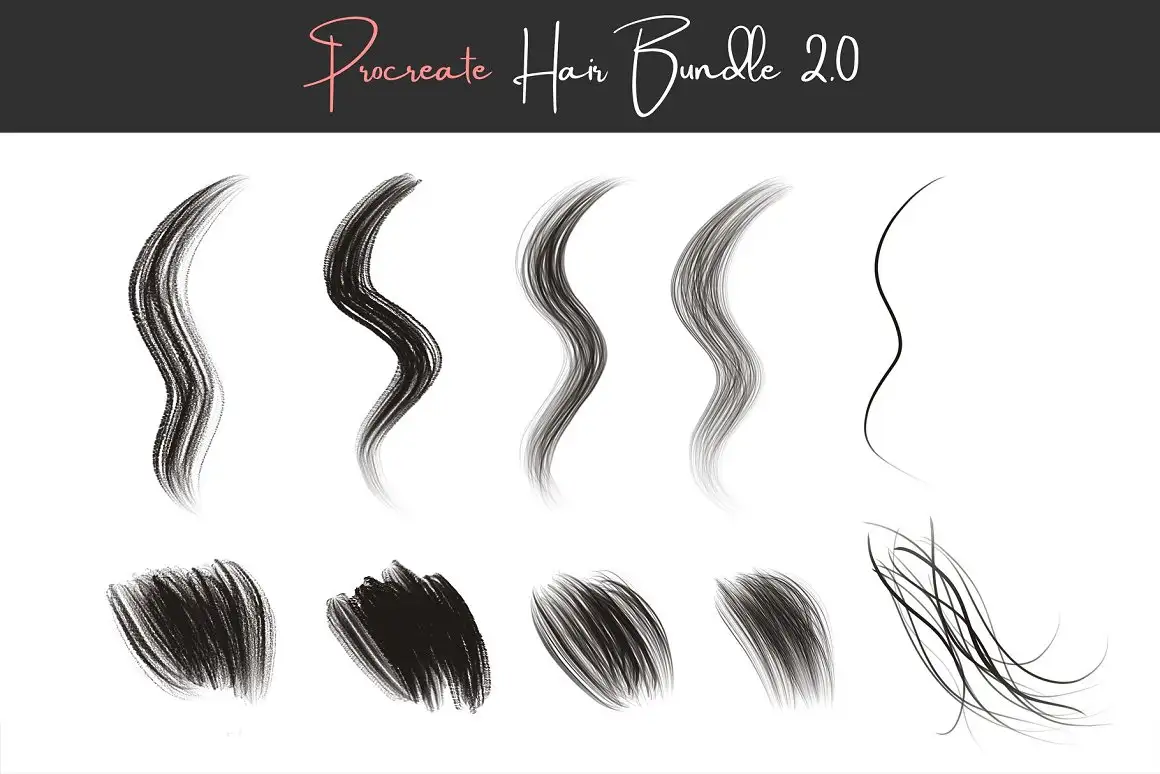 Procreate Hair Bundle 5 072507