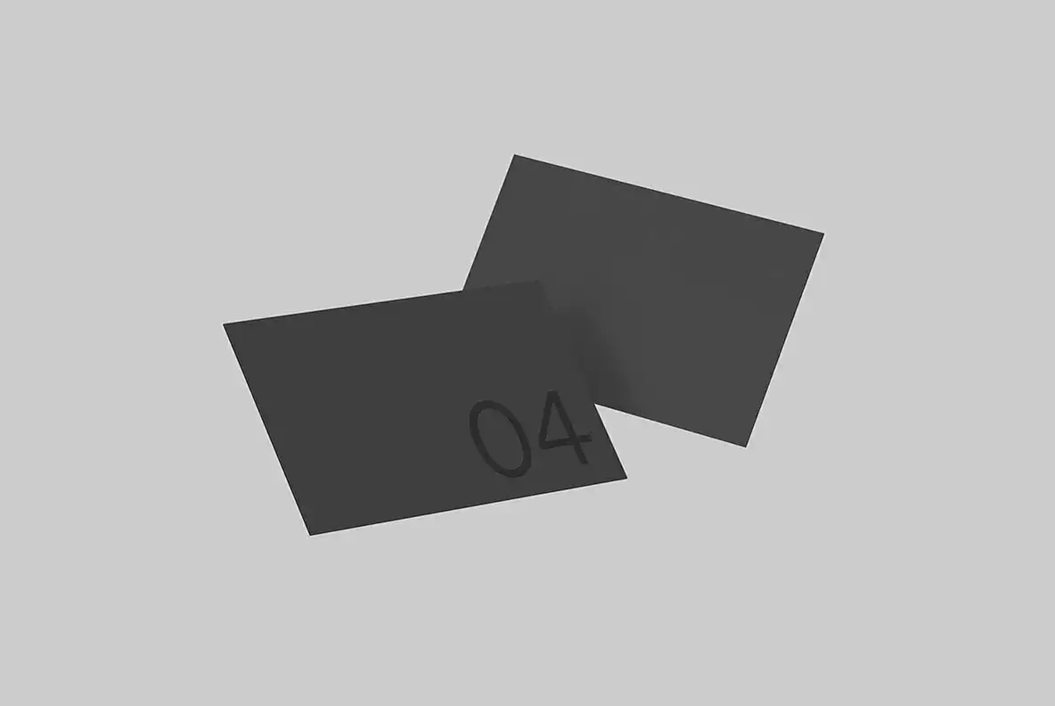 Business Card 04 Standard Mockup 8 071301
