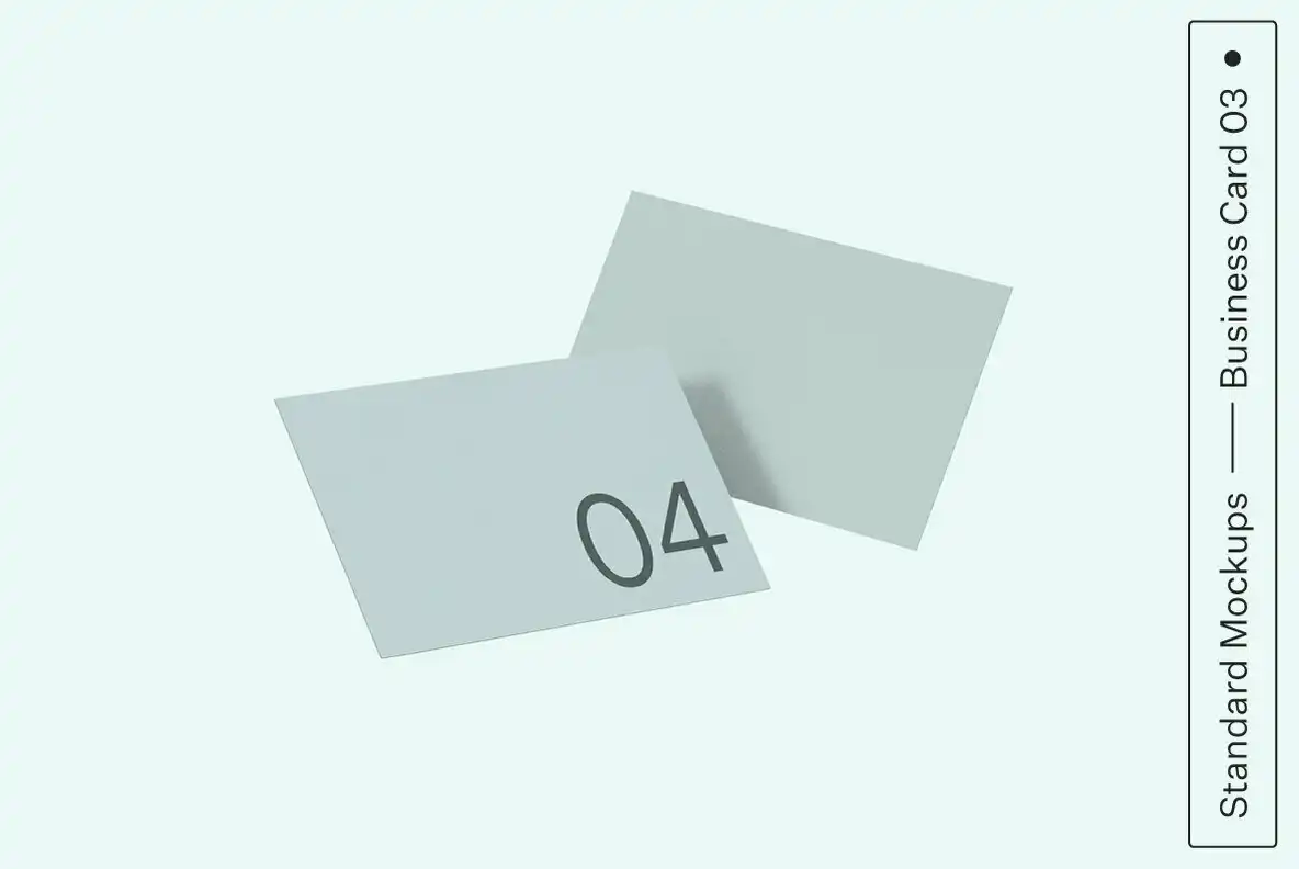 Business Card 04 Standard Mockup 4 071333
