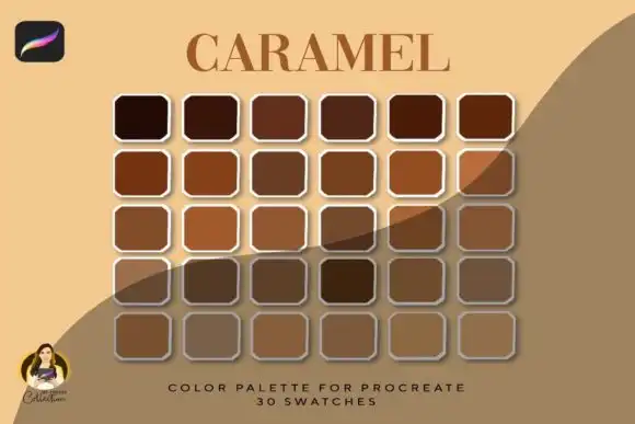 Caramel Procreate Color Palette