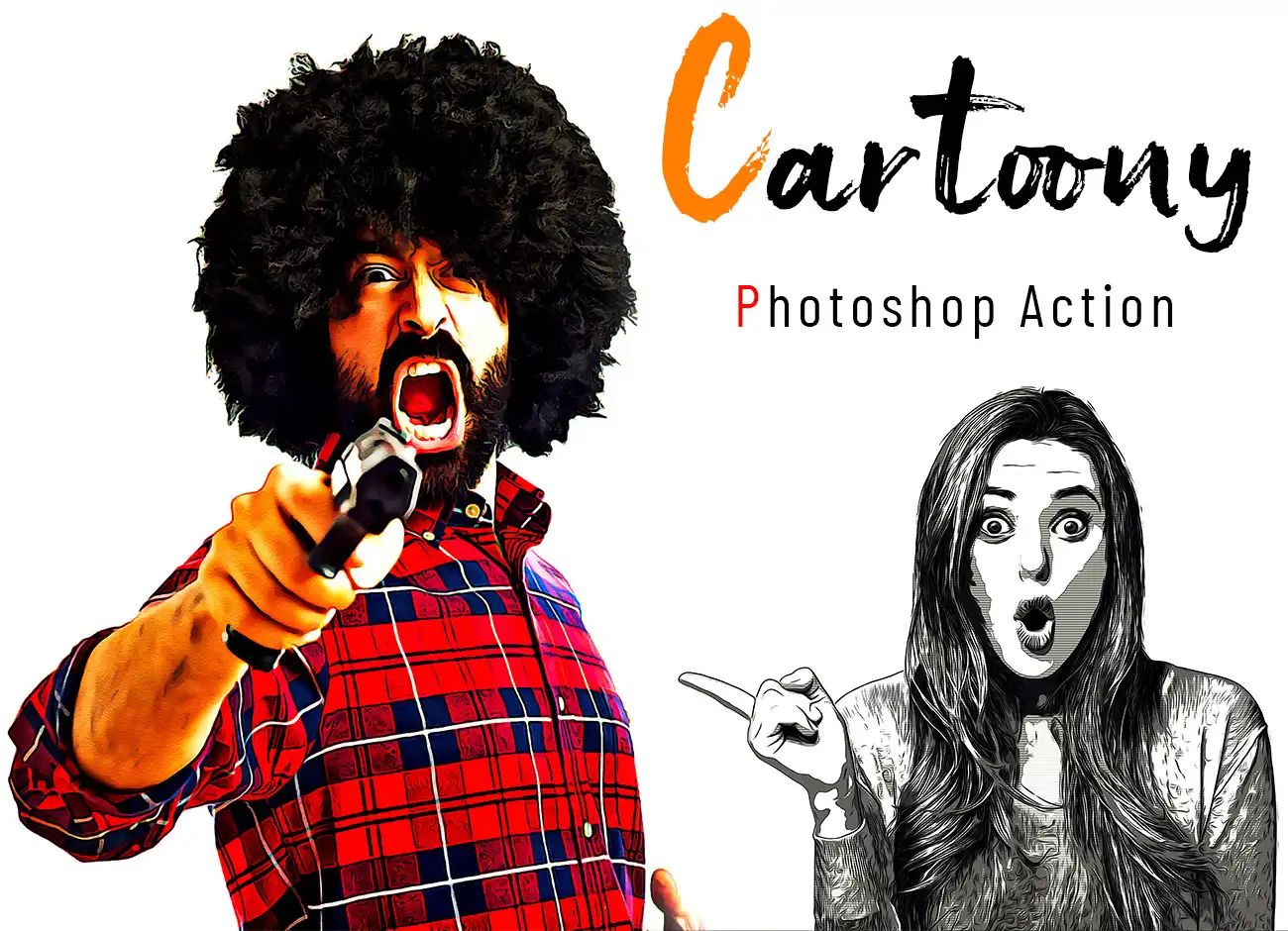 Cartoony Photoshop Action
