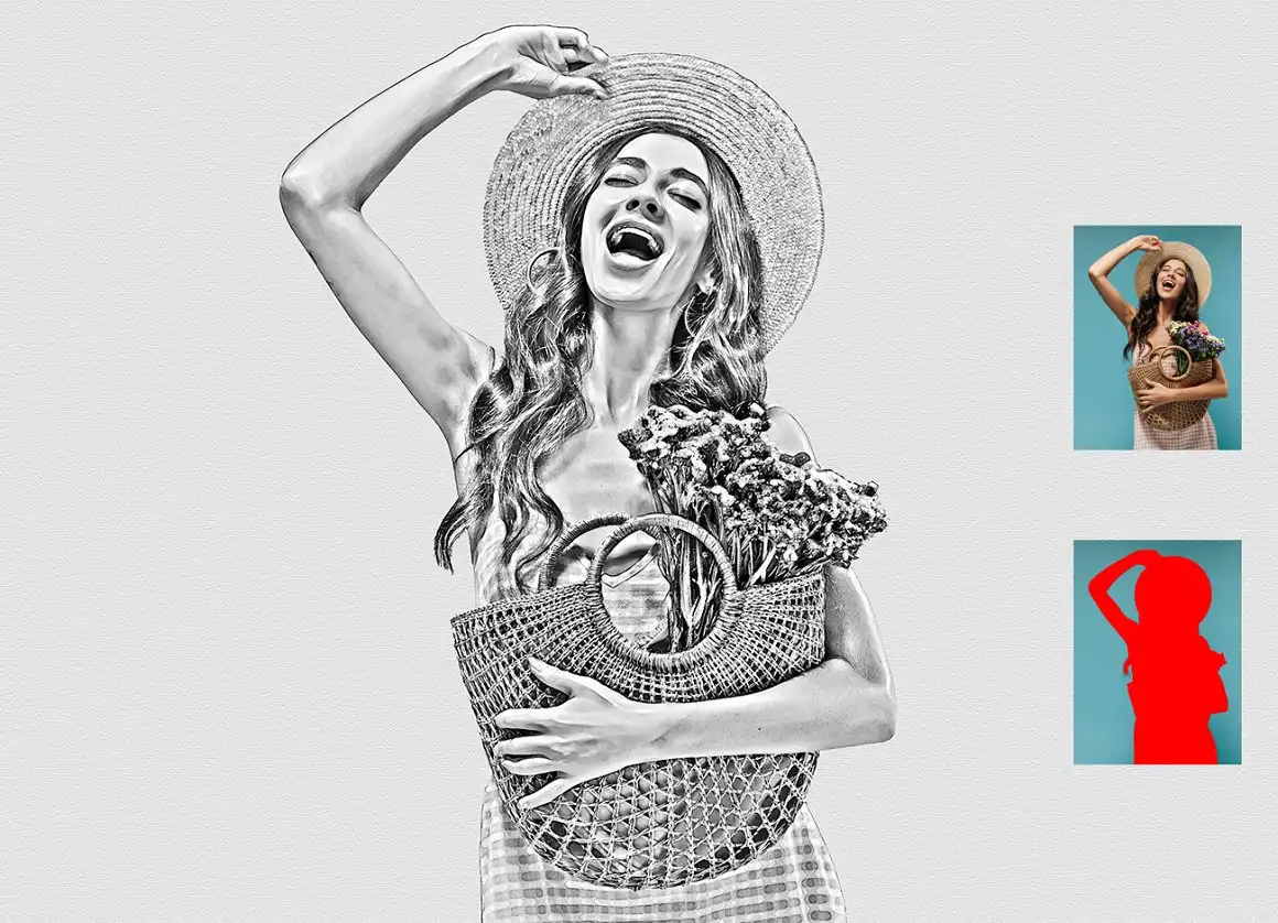 Charcoal Sketch Photoshop Action-1 7 075965