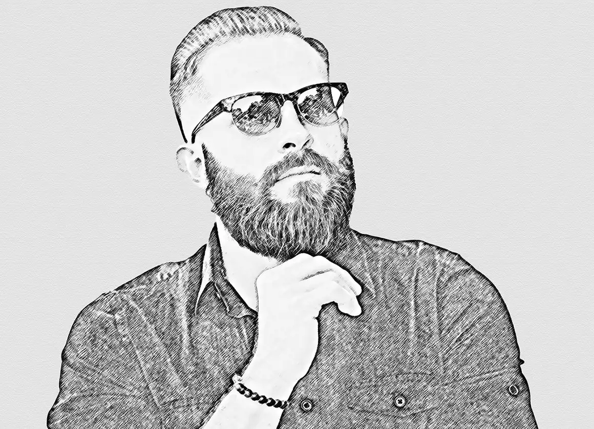 Charcoal Sketch Photoshop Action-1 5 076083