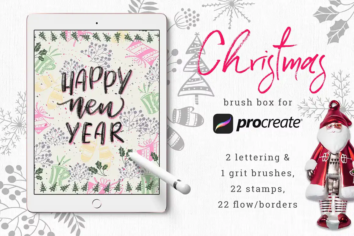 Christmas Brush Box for Procreate