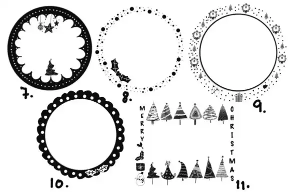 Frame Brush Stamps 8 074029