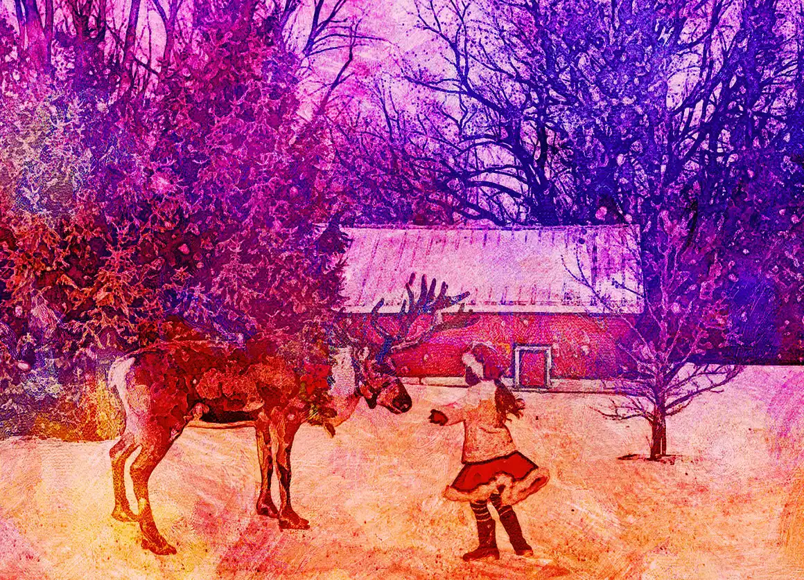Christmas Painting Photoshop Action 3 076329